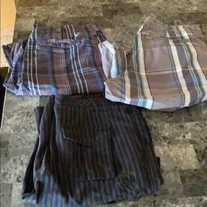 Plaid short bundle